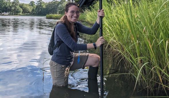 Zlatka Rebolledo Sánchez in the field